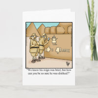 Funny Scheidung Spaß Grußkarte für sie