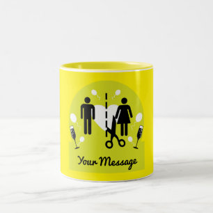 Funny Scheidung Survivor Beileid Zweifarbige Tasse