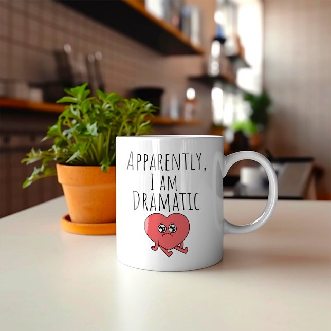 Funny scheinbar bin ich dramatisch kaffeetasse (Von Creator hochgeladen)