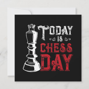 Funny Schess King Casting Design Einladung