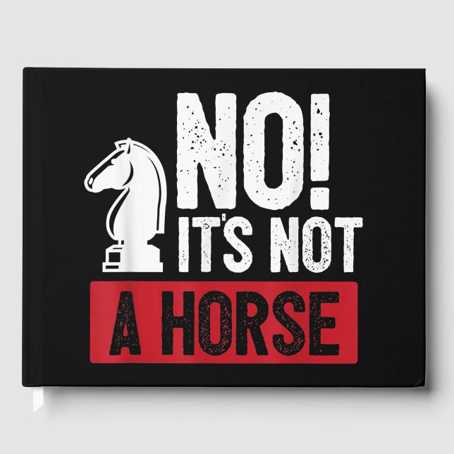 Funny Schess King Casting Design Gästebuch (Vorderseite)