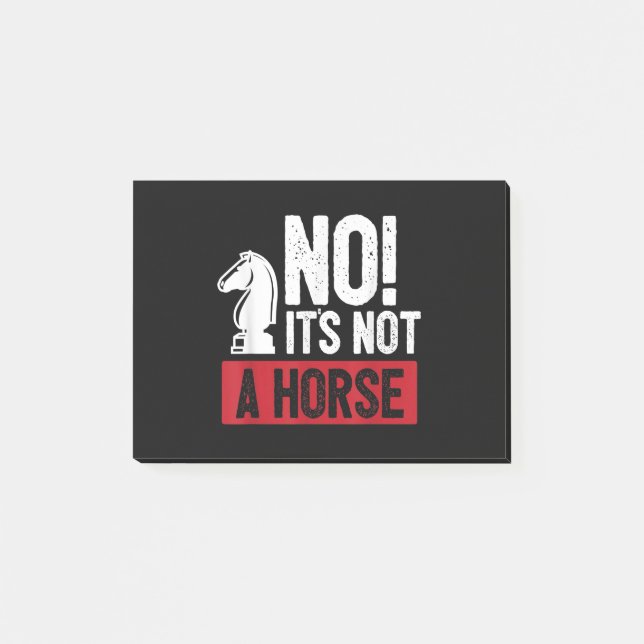 Funny Schess King Casting Design Post-it Klebezettel (Vorderseite)