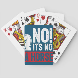 Funny Schess King Casting Design Spielkarten