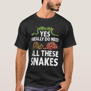 Funny Schlange Designs für Männer Frauen Herpetolo T-Shirt