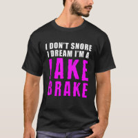 Funny Schnarchen Semi Truck Fahrer Jake Bremse Pin