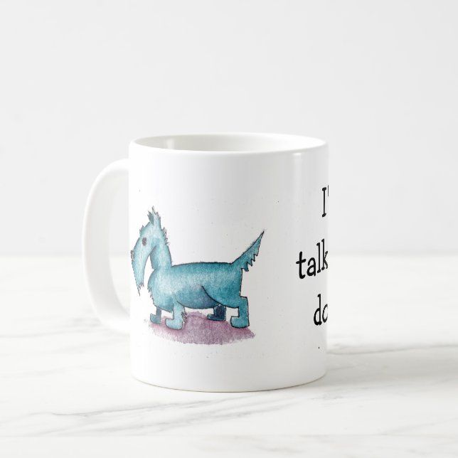 Funny Schnauzer Tasse (Vorderseite Links)
