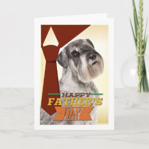Funny Schnauzer Vathers Day Card Karte