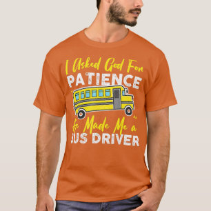Funny School Busfahrer Christliches Design T-Shirt