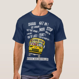 Funny School Busfahrer Cool School Busfahrer T-Shirt