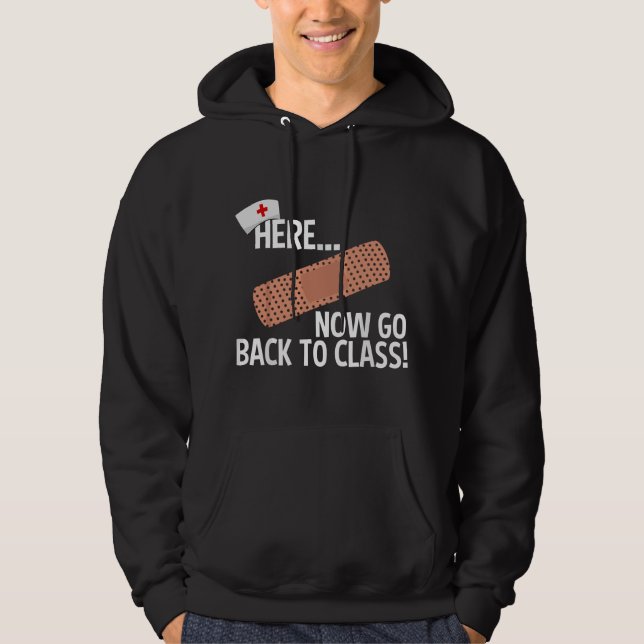 Funny School Nurse Medical Nursing Appreciation Da Hoodie (Vorderseite)