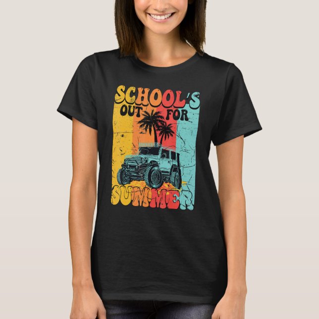 Funny School's Out For Summer Teacher Summer Vacat T-Shirt (Vorderseite)