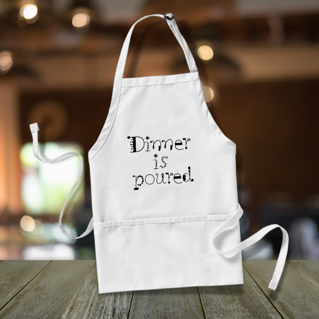 Funny Schürze Geschenke Spaß zitiert Geburtstagsge (A funny women's apron modern humor gift. A cute, humorous saying for the cook that prefers wine!)