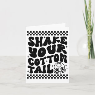 Funny Schütteln Sie Ihren Cotton Schwanz Retro Nie Karte