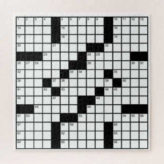 Funny Schwarz-weiß Crossword Puzzle Game