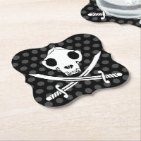 Funny Schwarz-weiß Jolly Kitty Pirate Skull Bones