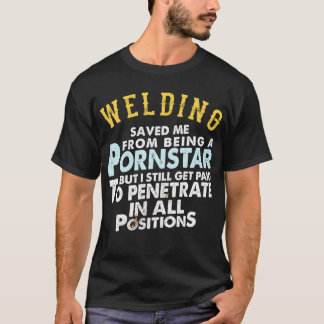 Funny Schweiding Proud Welder Geschenke für Boyfri T-Shirt