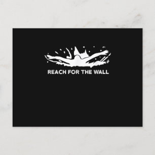 Funny Schwimmen Geschenk Schwimmer Sport Schwimmer Einladungspostkarte