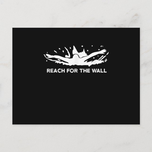 Funny Schwimmen Geschenk Schwimmer Sport Schwimmer Einladungspostkarte (Vorderseite)