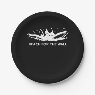 Funny Schwimmen Geschenk Schwimmer Sport Schwimmer Pappteller