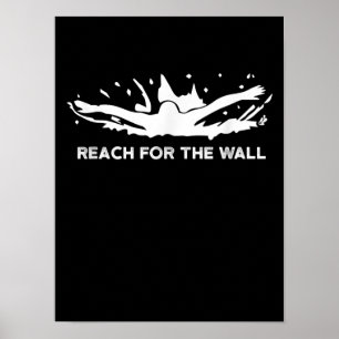 Funny Schwimmen Geschenk Schwimmer Sport Schwimmer Poster