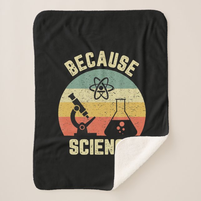 Funny Science Biology Physics Weil Science Sherpadecke (Vorderseite)