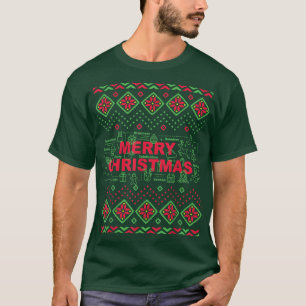 Funny Science & Biology Ugly Sweater Christmas 737 T-Shirt