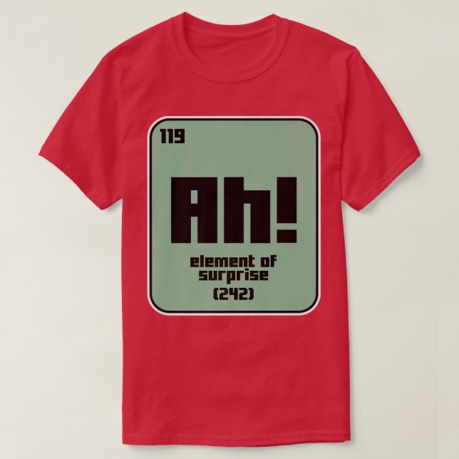 Funny Science Chemie Motivation Nerd Element Ge T-Shirt (Design vorne)