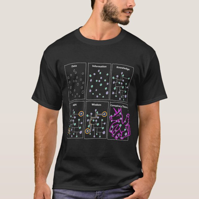 Funny Science design for Sarcastic Data T-Shirt (Vorderseite)