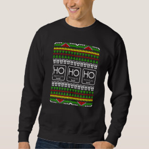 Funny Science Holmium Ugly Christmas Sweater Sweatshirt