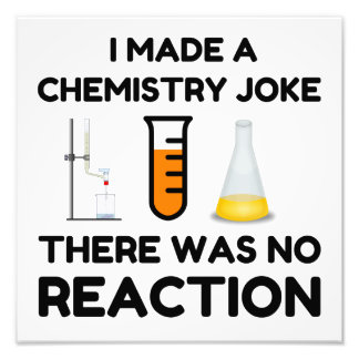 Funny Science lover Chemie Witz Fotodruck