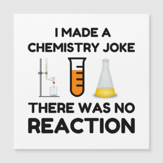 Funny Science lover Chemie Witz Magnetkarte