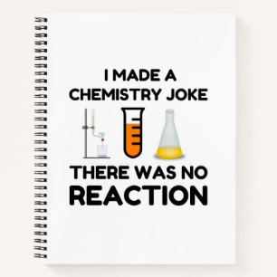 Funny Science lover Chemie Witz Notizbuch