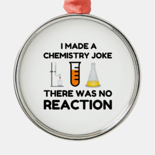 Funny Science lover Chemie Witz Ornament Aus Metall
