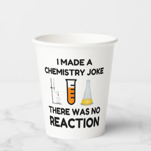 Funny Science lover Chemie Witz Pappbecher