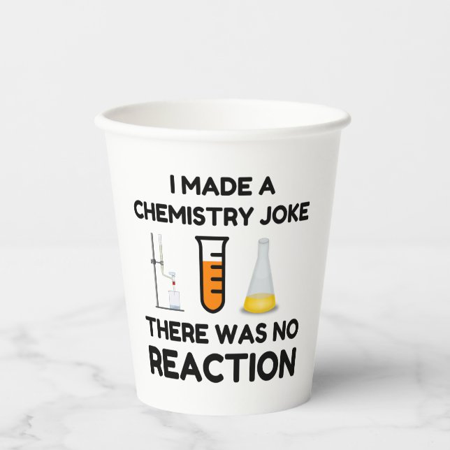 Funny Science lover Chemie Witz Pappbecher (Vorderseite)