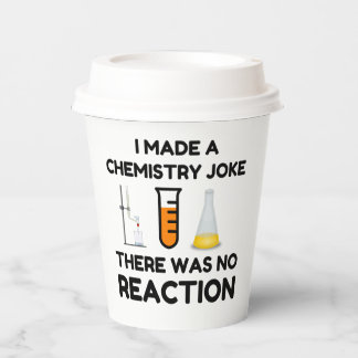 Funny Science lover Chemie Witz Pappbecher