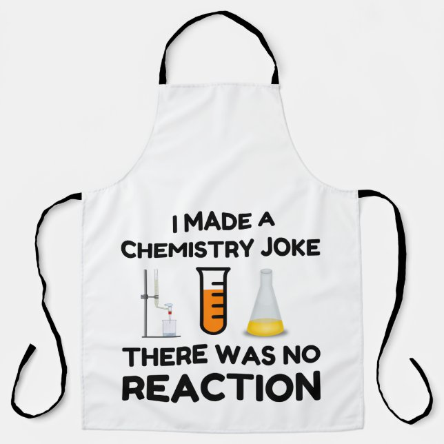 Funny Science lover Chemie Witz Schürze (Vorderseite)
