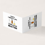 Funny Science lover Chemie Witz Visitenkarten<br><div class="desc">Funny Science Chemistry Joke</div>