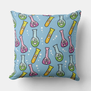 Funny Science Pattern werfen Kissen