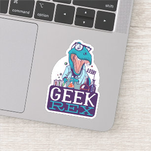 Funny Science Scientist Physik T-REX Dinosaur Aufkleber