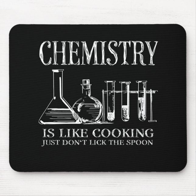 Funny Science Students Chemistry like Cooking Mousepad (Vorne)