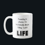 Funny Science Tasse - The Perfect Gift for Science<br><div class="desc">Beginnen Sie den Tag mit einem Lachen und einem wissenschaftlichen Schwung! Dieser lustige Schlamm enthält einen cleveren Wissenschaftswitz oder Wortspiel, der perfekt für jeden ist, der STEM Spaß Liebe hat. Egal, ob es sich um ein witziges Chemie-Quip, einen Physik-Gag oder einen Biologie-Pun handelt, diese Tasse macht jeden Schluck ein bisschen...</div>