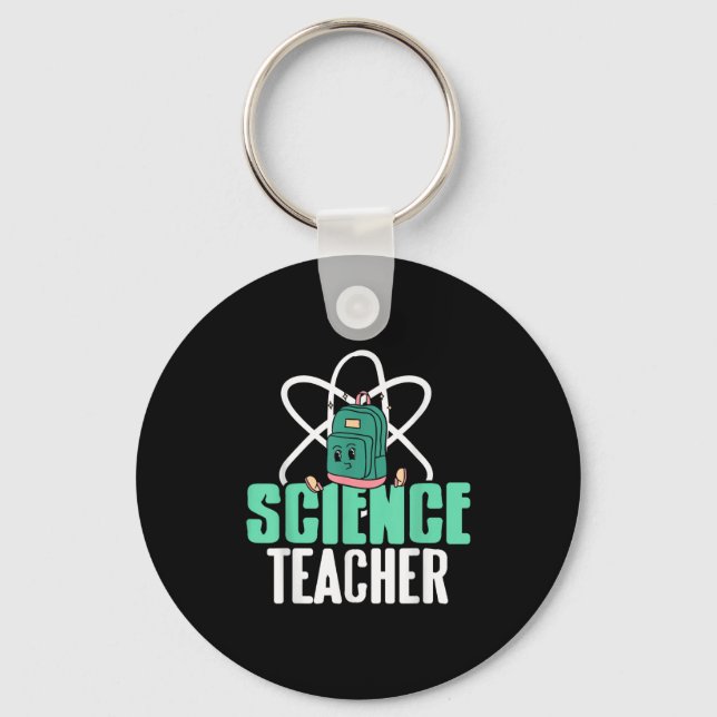 Funny Science Teacher Backpack School Humor  Schlüsselanhänger (Vorderseite)