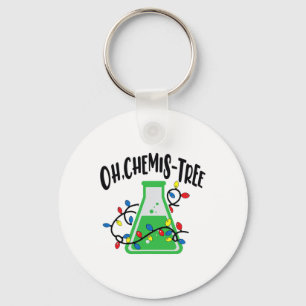 Funny Science Teacher Oh Chemistree Chemie Chri Schlüsselanhänger