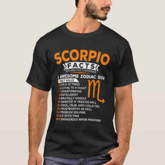 Funny Scorpio Birthday Hoodie Astrology Zodiac Sig T-Shirt