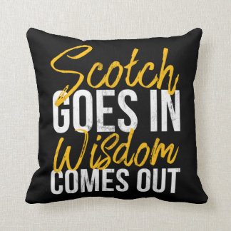 Funny Scotch Scottish Whiskey Scotch Drinker Desig Kissen