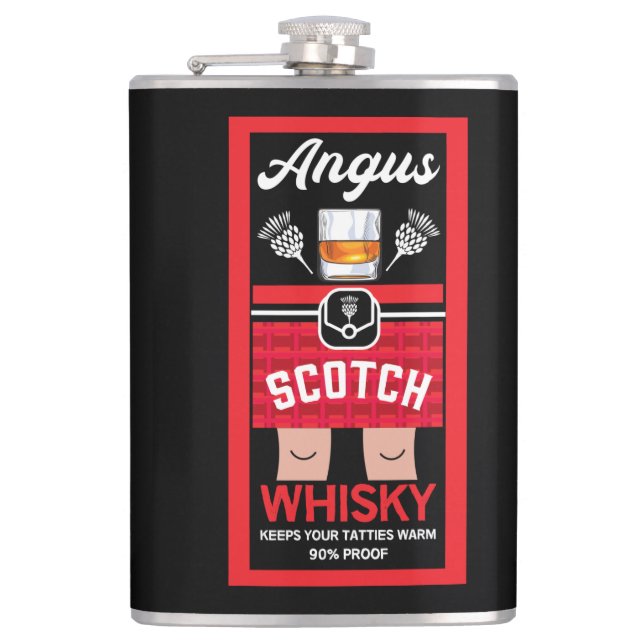Funny Scotch Whisky Flask Flachmann (Vorderseite)