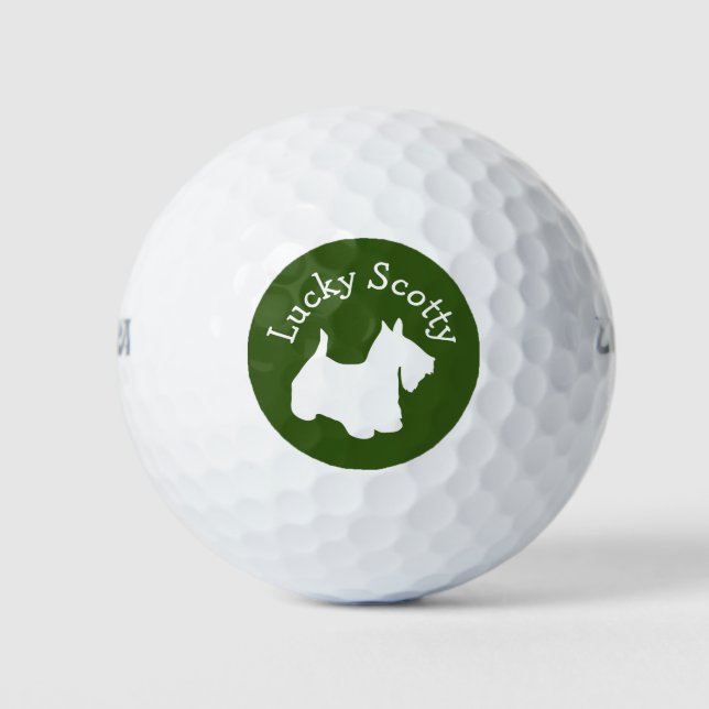 Funny Scottie Terrier Scotty Dog Golfball (Vorderseite)