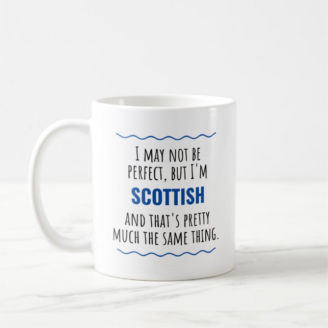 Funny Scottish Scotland Gift Idea Kaffeetasse (Links)