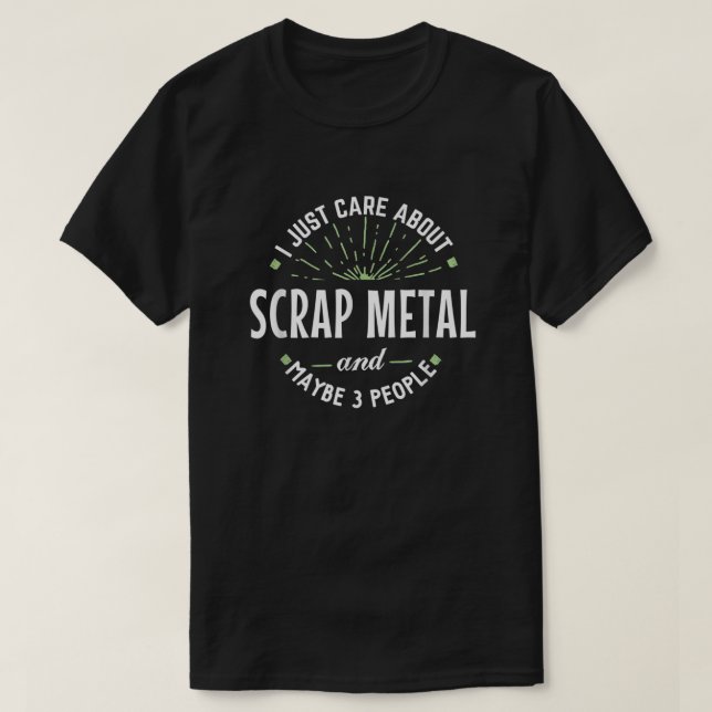 Funny Scrap Metal Shirt for Men Dad Fathers Day Gi (Design vorne)